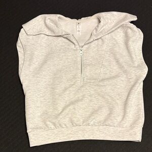 Yogalicious White Scuba Half-Zip Top